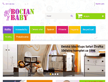 Tablet Screenshot of bocianbaby.sk